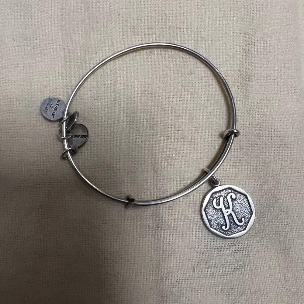 SOLD Alex and Ani "K" Bracelet